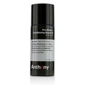 ANTHONY - Logistics For Men Pre-Shave + Conditioning Beard Oil - For All Skin Types 961610 59ml/2oz