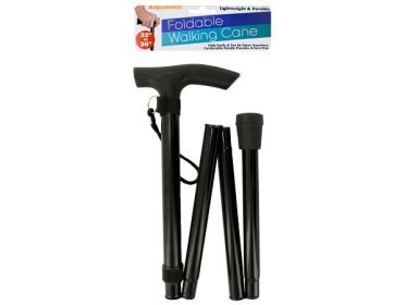 Case of 4 - Adjustable Foldable Walking Cane