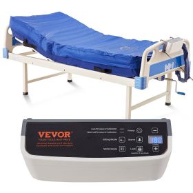 VEVOR Alternating Air Pressure Mattress, Dual-Layer Alternating Pressure Pad for Hospital Beds, 450LBS Loading Air Mattress for Bed Sores with Electri