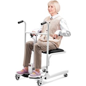 VEVOR Electric Patient Lift Chair Patient Transfer Wheelchair & 180° Split Seat