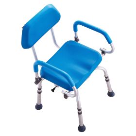 VEVOR Swivel Shower Chair 360 Degree, Adjustable Shower Seat with Pivoting Arms & Padded Bath Seat for Inside Shower or Tub